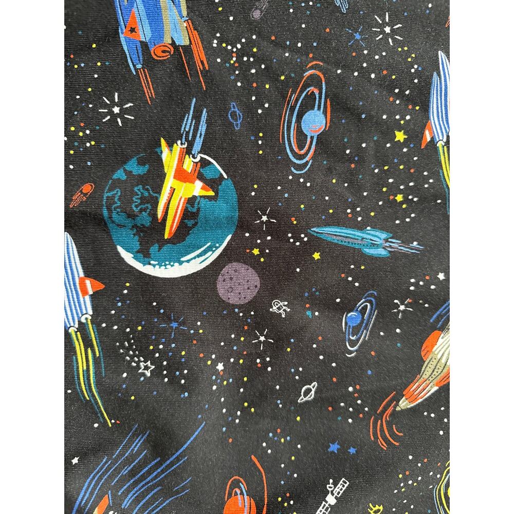 Hanna Andersson Adult Space Travel Print Pajama Set Size Large - Picture 3 of 6